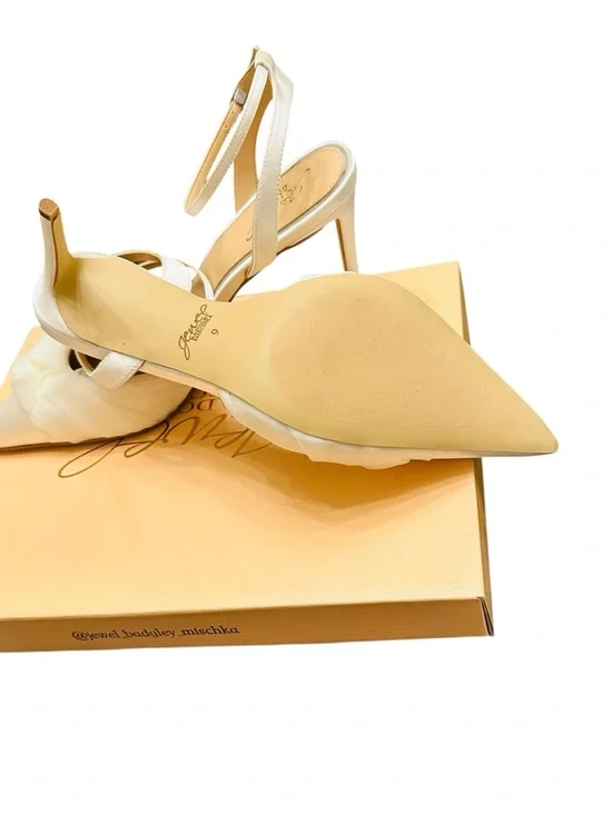 Jewel Badgley Mischka Federica Satin Knot Stiletto Pumps Women’s 9M - Picture 9 of 12